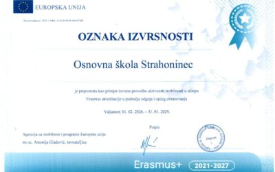 Veliko priznanje za našu školu: Ponovno smo u vrhu Europe!